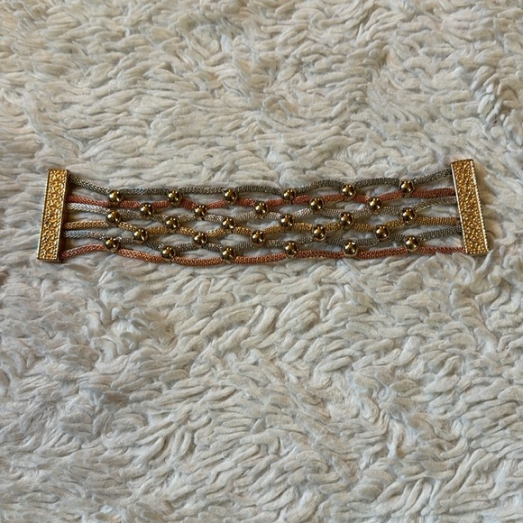 🤗MESH TWISTED BRACELET 4 TONES GOLD COPPER SILVER PEWTER MAGNETIC… - Picture 14 of 16